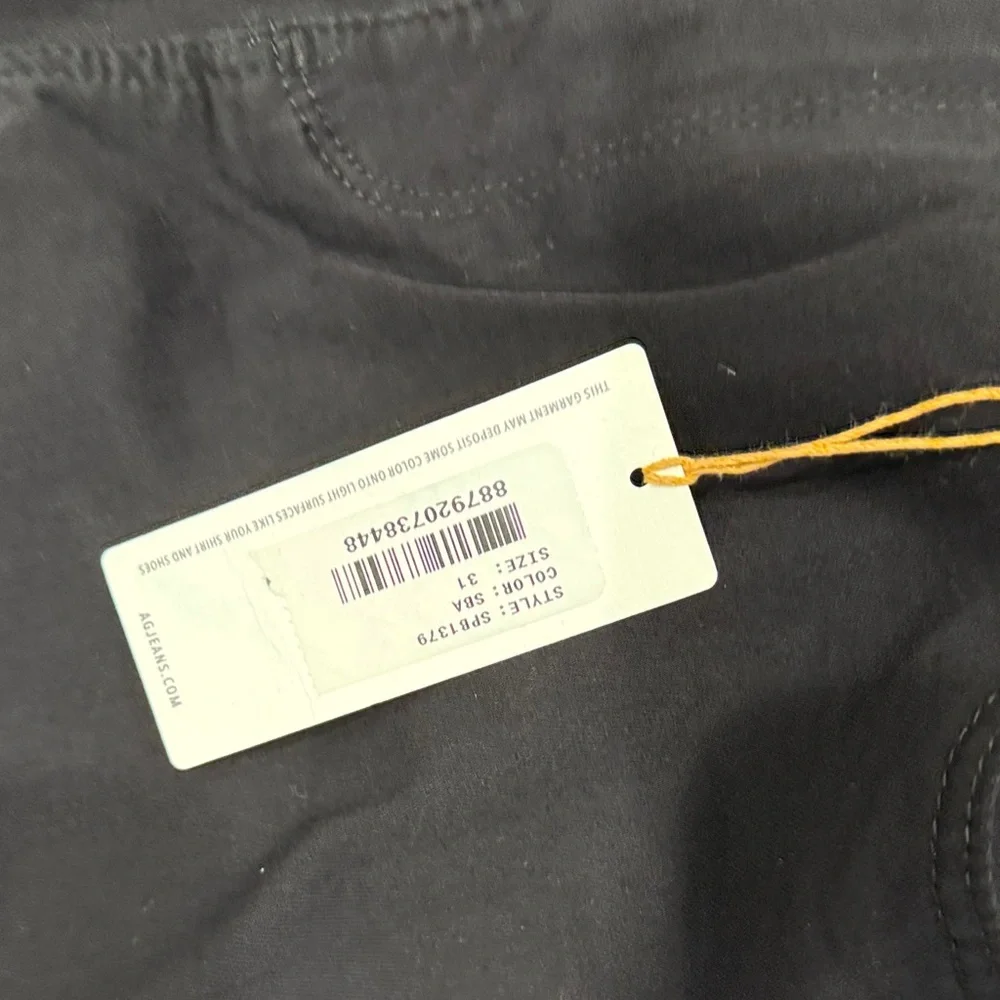 NWT AG Adriano Goldschmied The Farrah Skinny Jeans—Black 31R - Picture 6 of 14